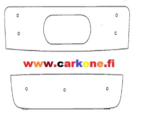 Maskisuoja Audi A3 2004-2005