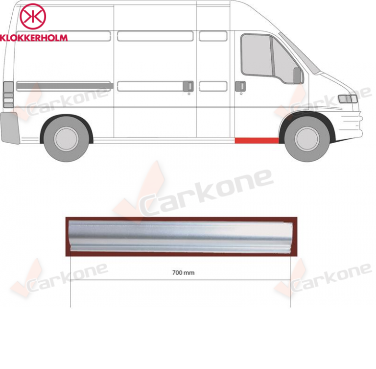 Jump.Box.Ducato 94-06 oikea helmapelti | helmapellit - korjauspellit - takakaaret | Laatu koriosat edullisesti aidosti suomalaisesta Carkone verkkokaupasta