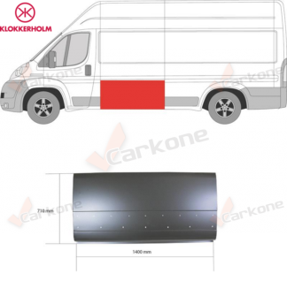 Jump Box Ducato 06-14 vasen sivuhelmapelti korkeus 710mm