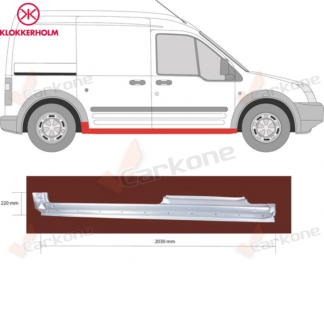 Ford Transit Connect helmapelti liukuovi/4-ov av 2912mm oikea