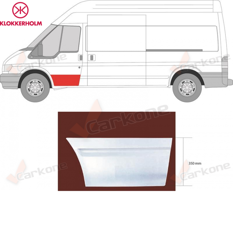 Ford Transit 00-14 etuoven pintapelti | helmapellit - korjauspellit - takakaaret | Laatu korjauspellit nopeasti aidosti suomalaisesta Carkone verkkokaupasta