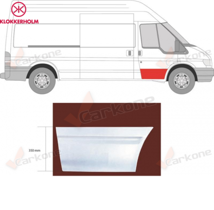 Ford Transit 00-14 etuoven pintapelti | helmapellit - korjauspellit - takakaaret | Laatu korjauspellit nopeasti aidosti suomalaisesta Carkone verkkokaupasta