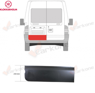 Ford Transit 00-14 vasen takaoven korjauspelti korkeus 250mm
