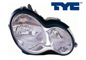 MB C W203 ajovalo oikea H7/H7 Tyc 04-07
