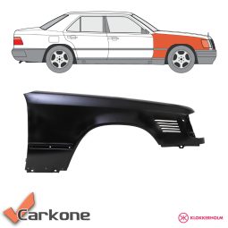 Mercedes Benz E W124 etulokasuoja oikea turbo 84-96