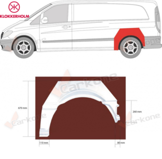 Vito/Viano W639 03-10 vasen takakaari