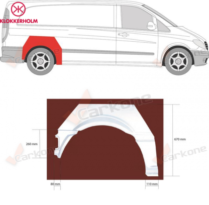 Vito/Viano W639 03-10 oikea takakaari