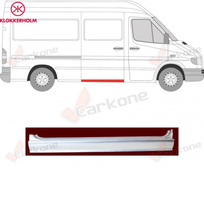 Sprinter/LT 95-06 oikea sivuoven kynnysprofiili | helmapellit - korjauspellit - takakaaret | Laatu koriosat edullisesti suomalaisesta Carkone verkkokaupasta