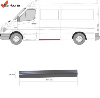 Sprinter/LT 95-06 vasen sivuhelmapelti | helmapellit - korjauspellit - takakaaret | Laatu korjauspellit edullisesti suomalaisesta Carkone-verkkokaupasta