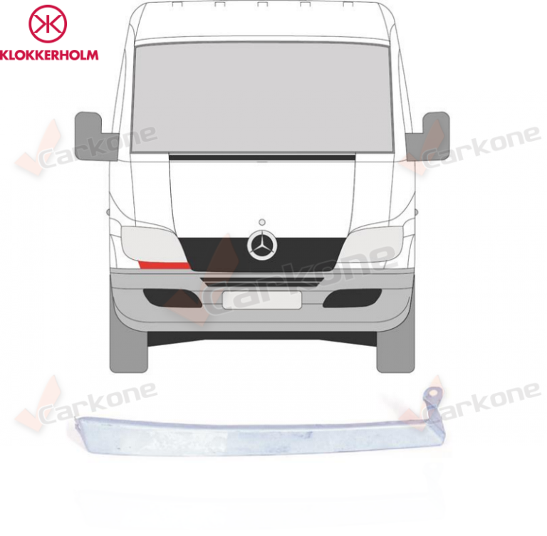 Mercedes Benz Sprinter ajovalon lista oikea | helmapellit - korjauspellit - takakaaret | Mittatarkat koriosat nopeasti aidosti suomalaisesta Carkone verkkokaupasta