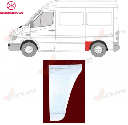 Sprinter/LT 95-06 takapyörän etuosa | helmapellit - korjauspellit - takakaaret | Laatu koriosat nopeasti suomalaisesta Carkone verkkokaupasta