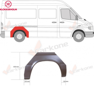 Sprinter/LT 95-06 takapyörän kaari oikea/vasen