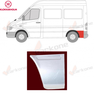 Sprinter/LT 95-06 takapyörän takaosa lyhyt malli vasen