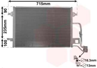 ILMASTOINNIN LAUHDUTIN FOR : VW PASSAT VI / SUPERB 00- P/F EXCL. REC. DRIER