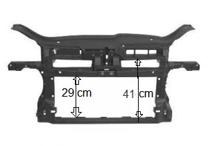 VW Golf V etukehä di muovi 650 mm 03-08