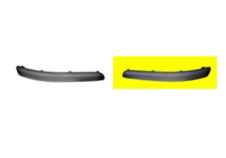 VW Polo 9N3 etupuskurin lista. vasen musta 05-09