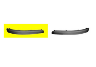 VW Polo 9N3 etupuskurin lista oikea musta 05-09