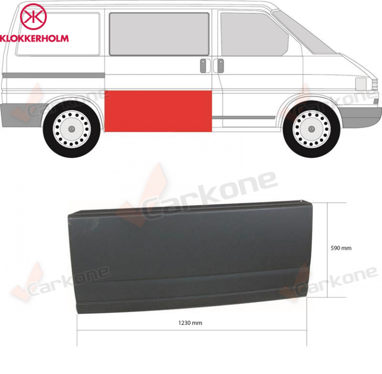 VW T4 korjauspellit sivuoven korjauspelti | helmapellit - korjauspellit - takakaaret | Laatu koriosat edullisesti aidosti suomalaisesta Carkone verkkokaupasta