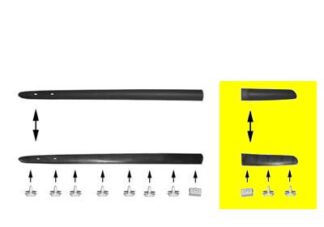 Renault Clio 98+ MOULDING REAR WING 2/3 D