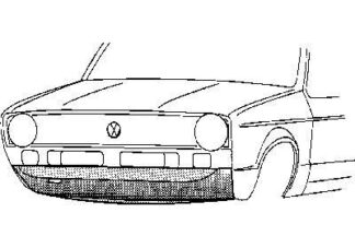 VW Golf I korjauspellit etuhelma 74-84