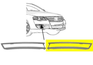 VW Passat B6 etupuskurin lista vasen | puskurit - listat - maskit | laatu koriosat reilun edullisesti ja sujuvasti suomalaisesta Carkone verkkokaupasta.