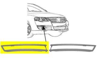 VW Passat B6 etupuskurin lista oikea. pohjamaalattu 05-10
