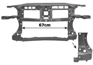 VW Passat B6 etukehä be/di | konepellit - lokasuojat - etukehät | laatu koriosat reilun edullisesti ja sujuvasti suomalaisesta Carkone verkkokaupasta.