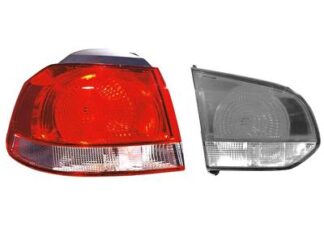 VW Golf VI takavaloumpio vasen uloin osa kromi Tyc 08-13