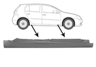 VW Golf V helmapelti