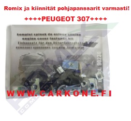 Pohjapanssarin kiinnityssarja Peugeot 307