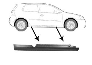 VW Golf V helmapelti