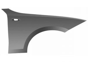 BMW 1 etulokasuoja oikea 04-13