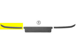 BMW 3 E46 etupuskurin lista oikea. 98-01