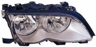 BMW E46 ajovalo H7+H7 oikea 01-05 kromi sis. nostomottorin