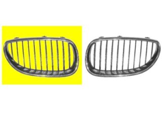 BMW 5 E60/E61 maski oikea kromi/musta 03-10