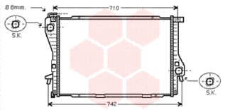 jäähdytin FOR : BMW5(E39)/7(E38)MT 98-