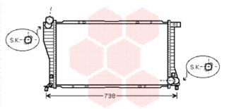 jäähdytin FOR : BMW E39 530D/730D 98-01