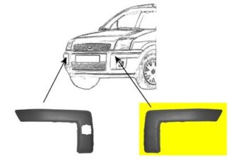 Ford Fusion JUS etupuskurin lista vasen 05-12
