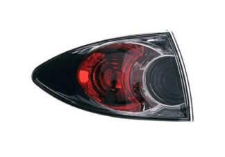 Mazda 6 takavalon lasi vasen ulompi 06+ farmari tummanharmaa