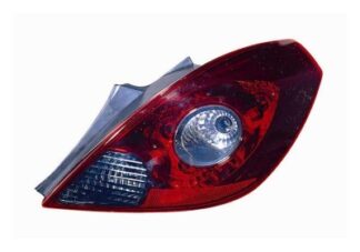 Opel Corsa D 06 takavalon lasi oikea 3 ovea savunharmaa (OPC)