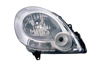 Renault Kangoo 08+ ajovalo vilkulla oikea H4 +MOTEUR ELEC.