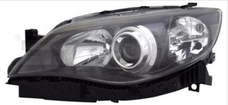 Subaru Impreza 07+ ajovalo DOUBLE vasen H7+HB3 +REGL.ELEC. tumma