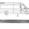 MB Sprinter 906 06+ sivuoven pohjapelti | helmapellit - korjauspellit - takakaaret | laatu korjauspellit edullisesti suomalaisesta Carkone verkkokaupasta