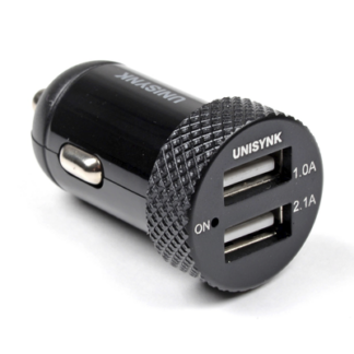 USB autolaturi kaksiporttinen