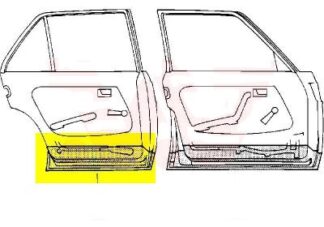 Mercedes-Benz W123 takaoven