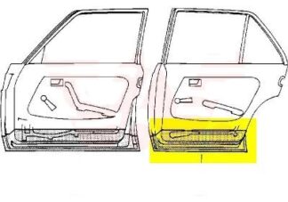 Mercedes-Benz W123 takaoven