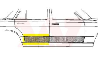 Mercedes-Benz W123 takaoven korjauspelti