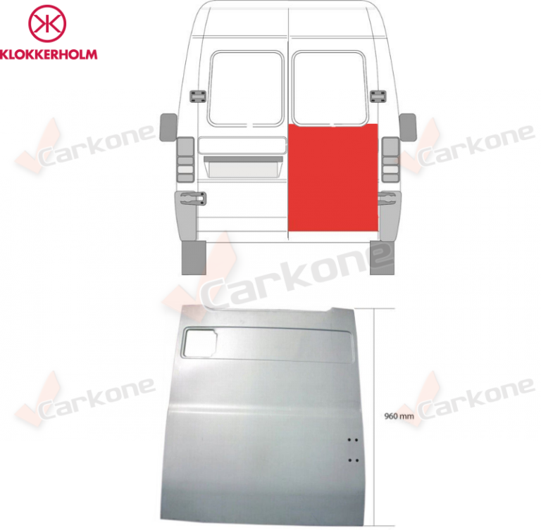 Jump.Box.Ducato 94-06 oikea takaoven korjauspelti | helmapellit - korjauspellit - takakaaret | Laatu koriosat edullisesti suomalaisesta Carkone verkkokaupasta