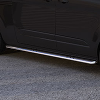 Ford Transit Custom 2013-2014, Sivusuojaputki 90x45mm (Ovaali, L2 pitkä akseliväli)