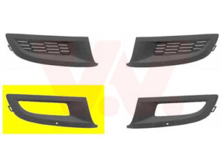 VW Polo 6R etupuskurin kate sumuvalolle oikea 2009-2014